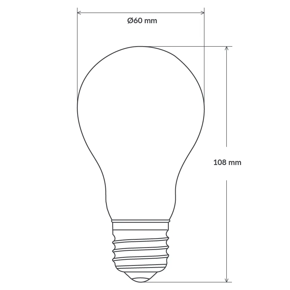 5W Green GLS LED Bulb E27