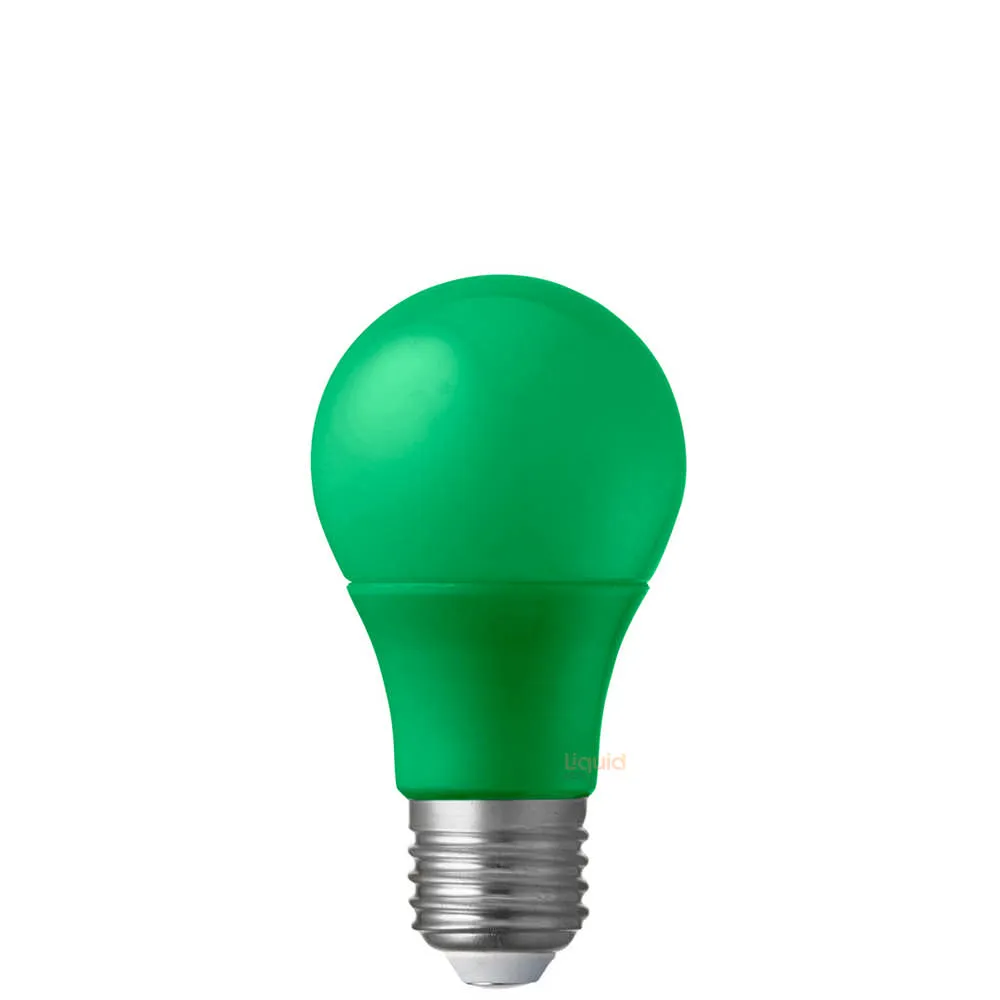 5W Green GLS LED Bulb E27