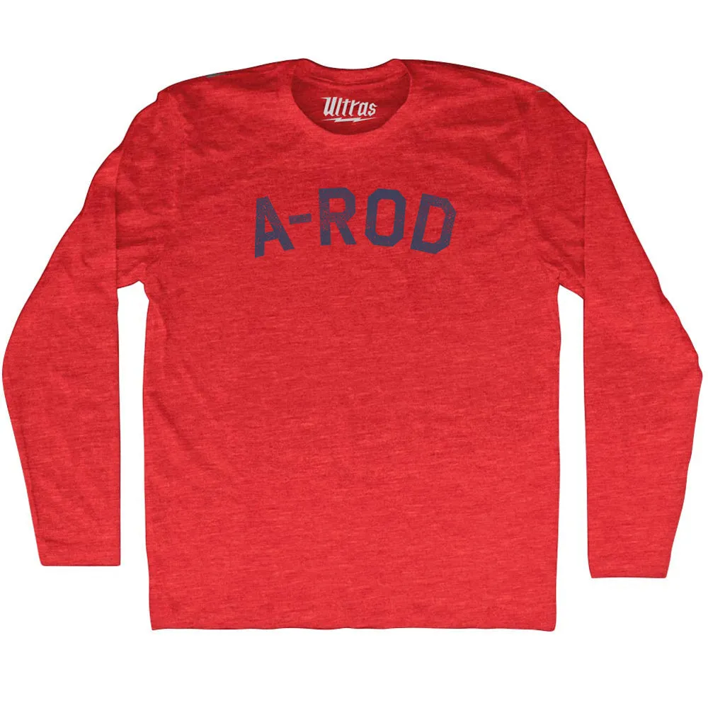 A-Rod Adult Tri-Blend Long Sleeve T-shirt