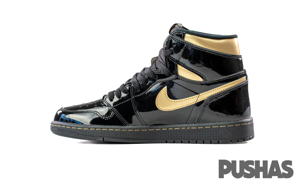 Air Jordan 1 High 'Black Metallic Gold'