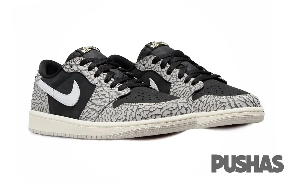 Air Jordan 1 Retro Low OG 'Black Cement' GS