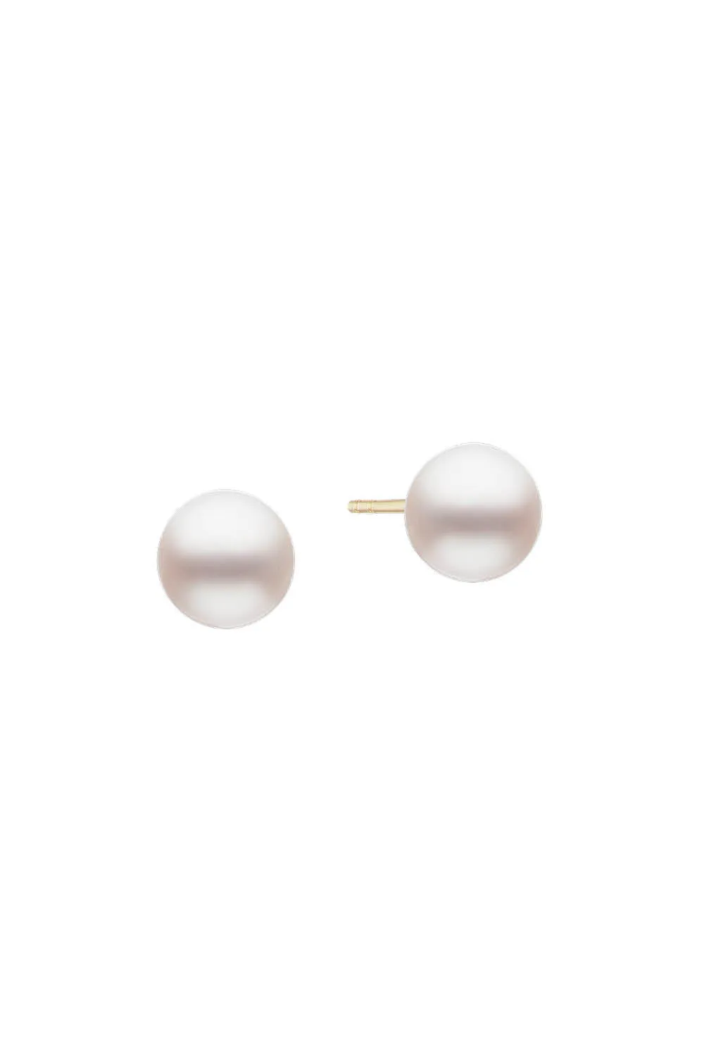 Akoya Pearl Studs in Yellow Gold