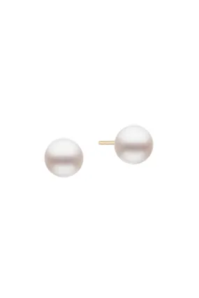 Akoya Pearl Studs in Yellow Gold