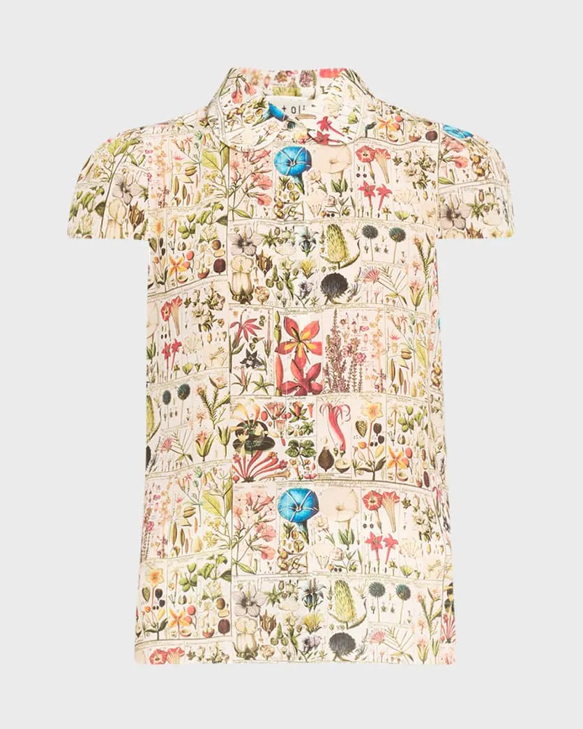 Alice   Olivia - Joy Blouse - Jardin Des Plantes