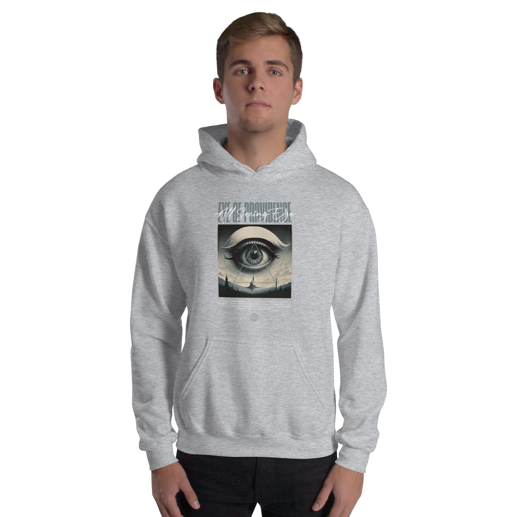 All Seeing Eye Unisex Hoodie Front Print