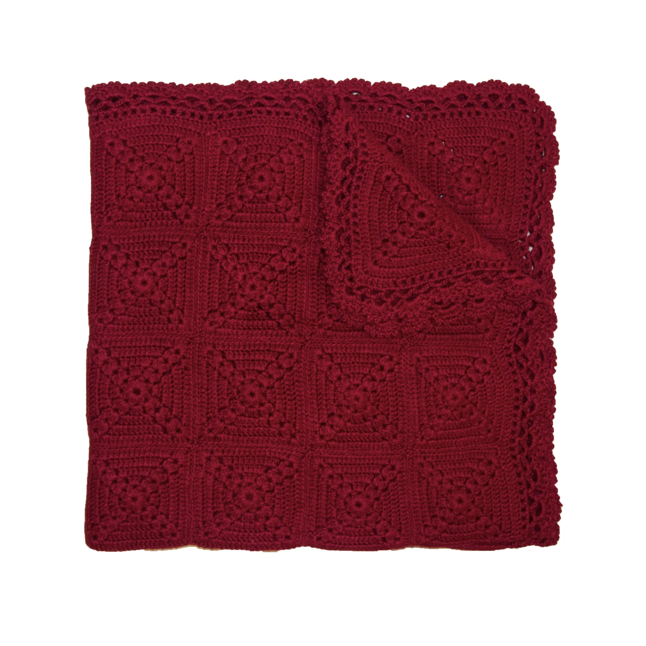 Alpaca Granny Square Blanket