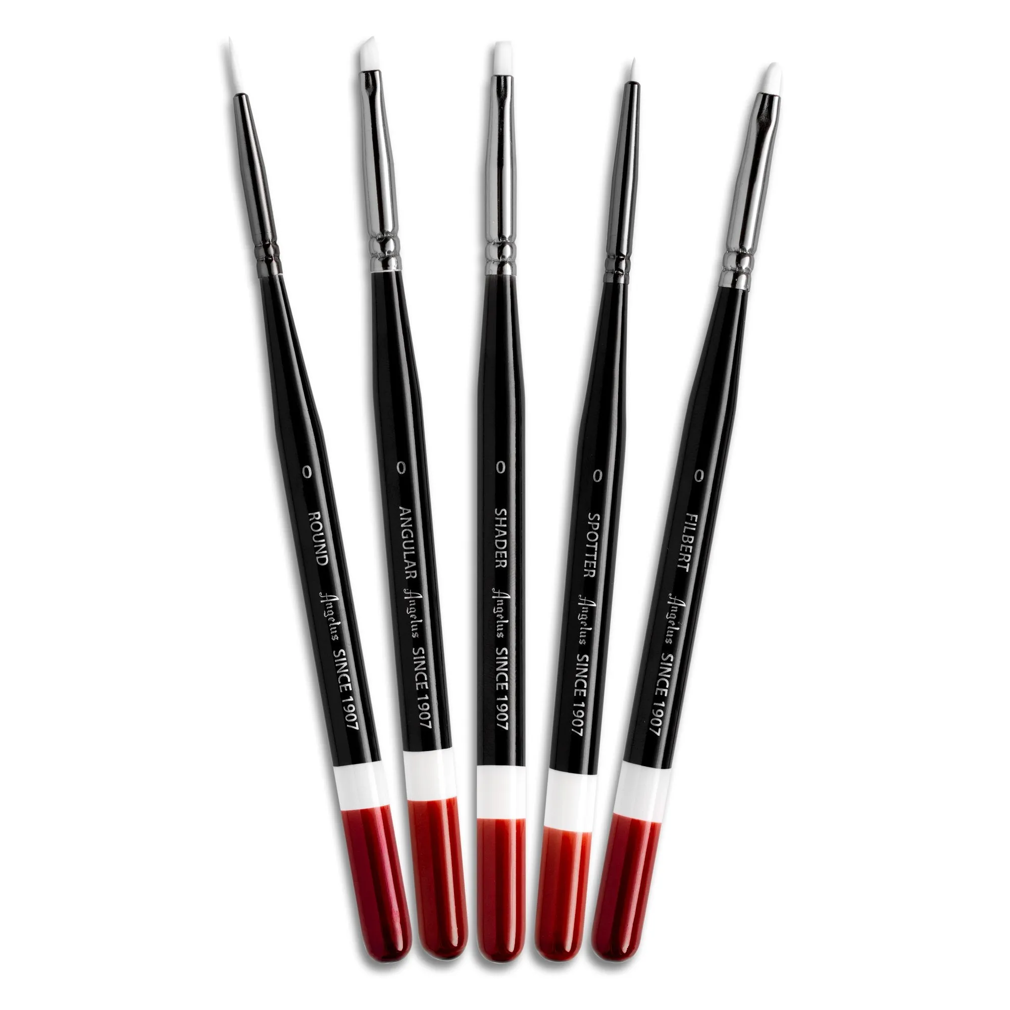 Angelus 5 Piece Micro Detail Paint Brush Set