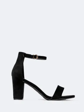 Ankle Strap Block Heels