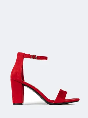 Ankle Strap Block Heels