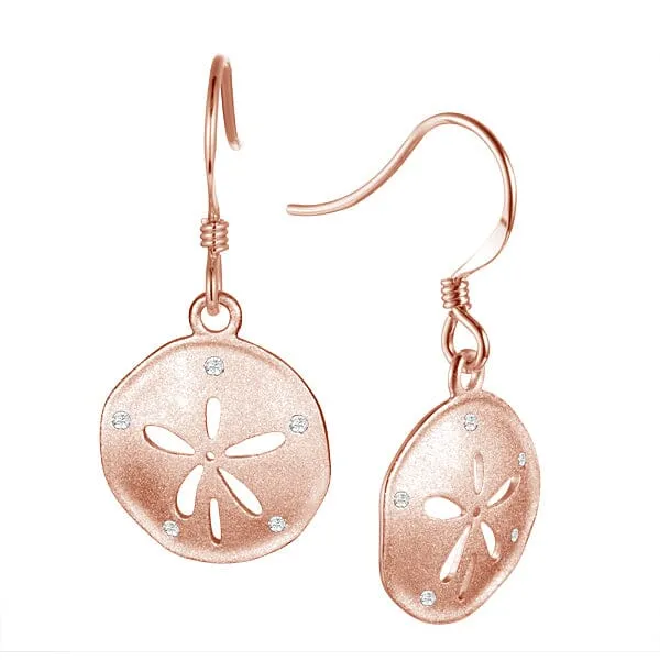 Atlantic Sand Dollar Hook Earrings