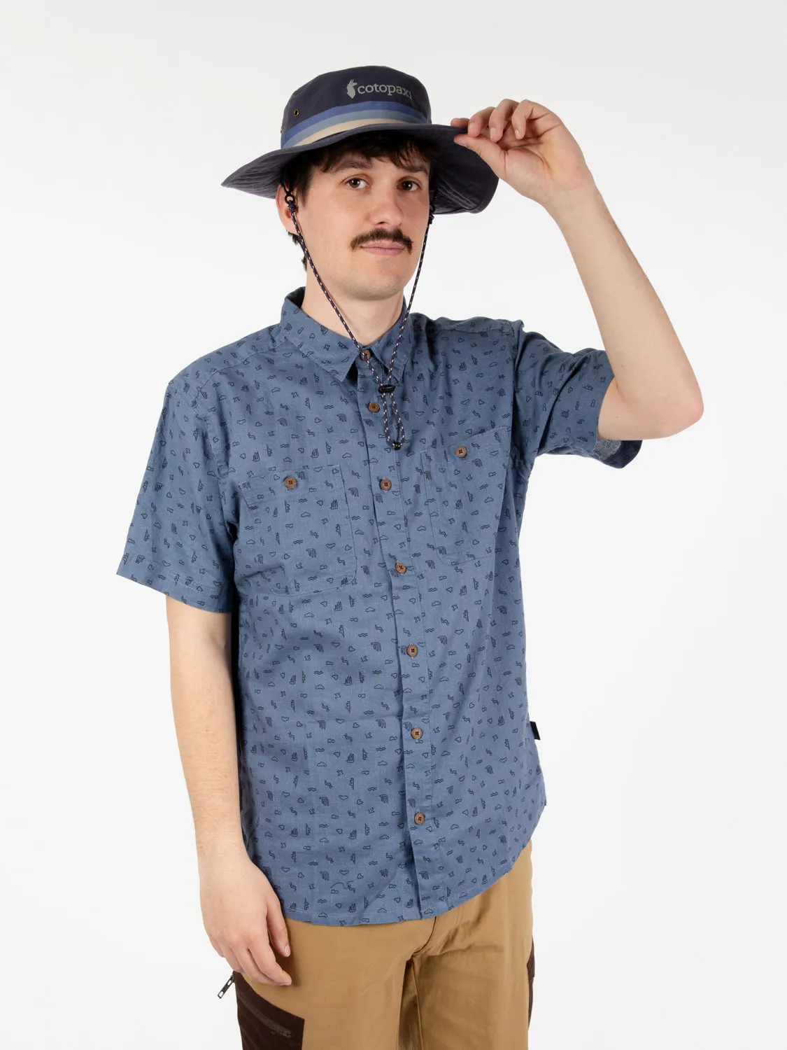 Back Step shirt tiny islands