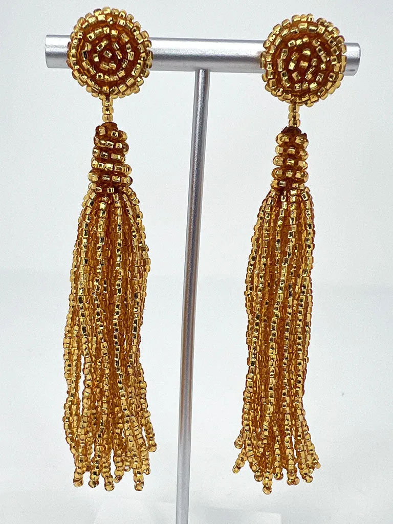 Beaded Finan Earring