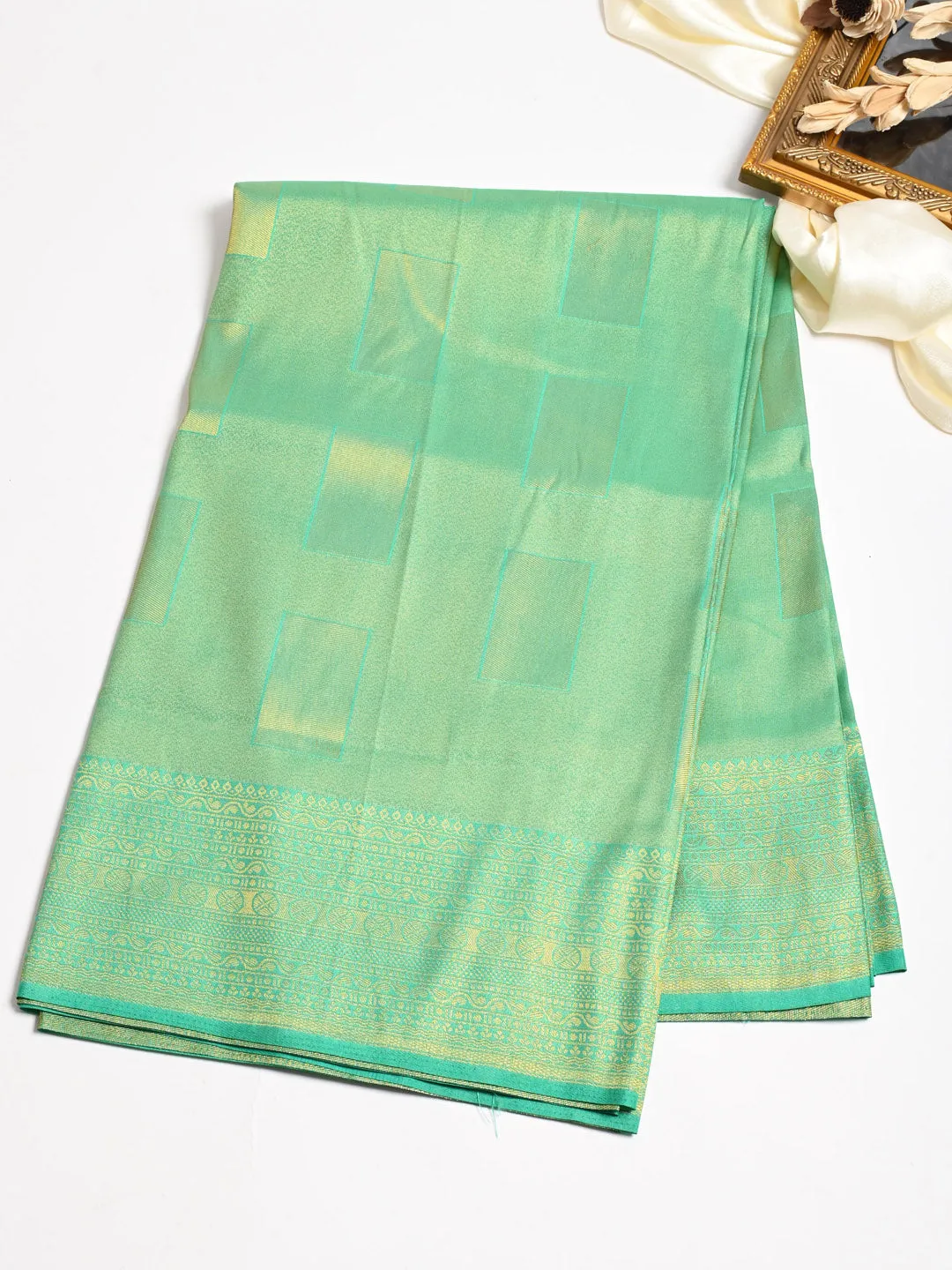 Brocade Zari Jaal Handloom Woven Saree