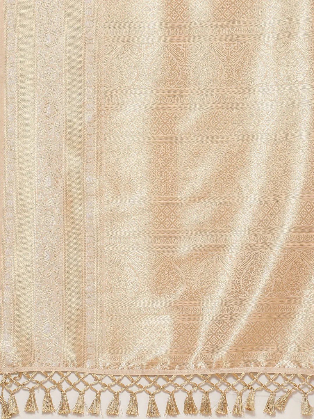 Brocade Zari Jaal Woven Banarasi Saree