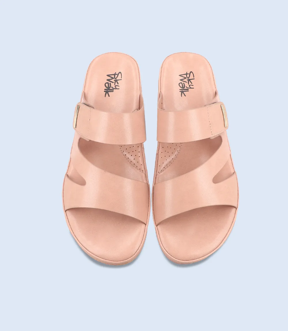 BW7061-TEA-PINK-Women Comfort Slipper