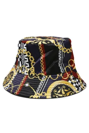 Chain Print Bucket Hat