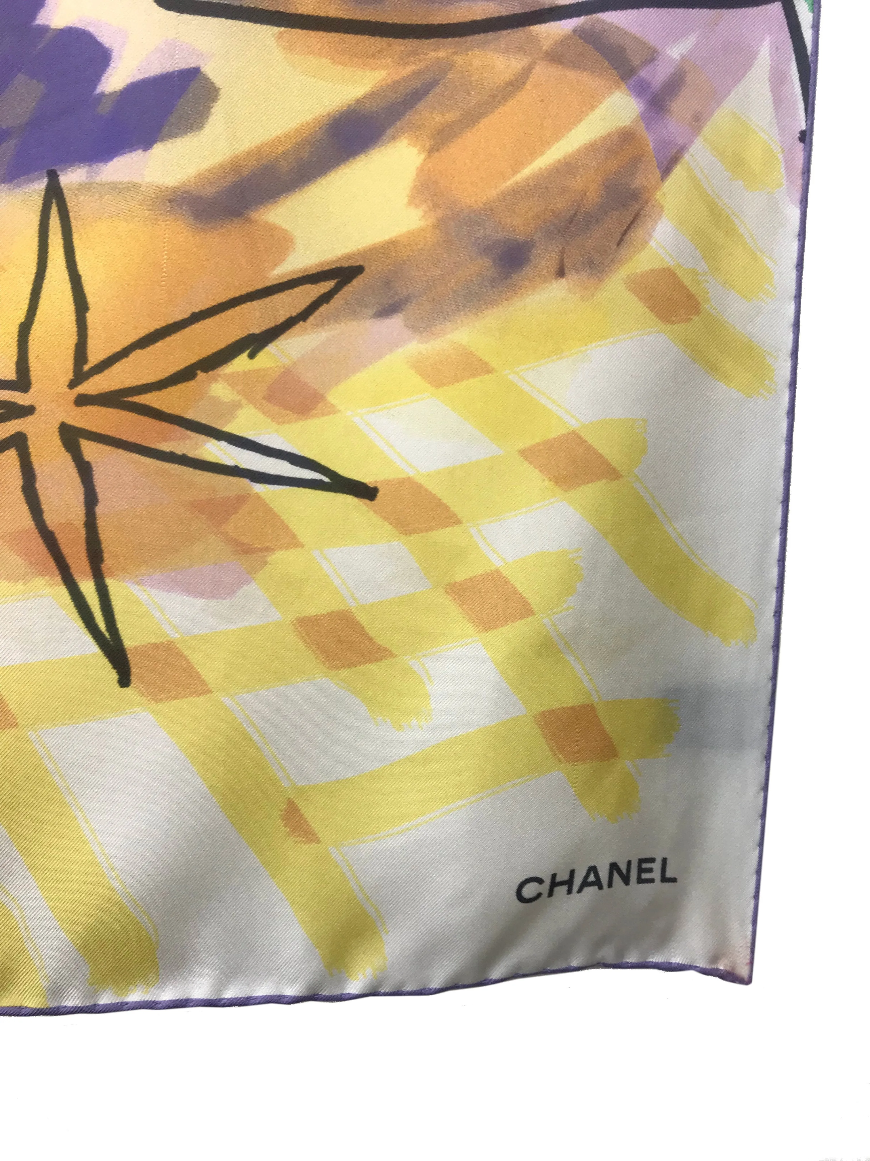 Chanel Cote d'Azur Silk Scarf