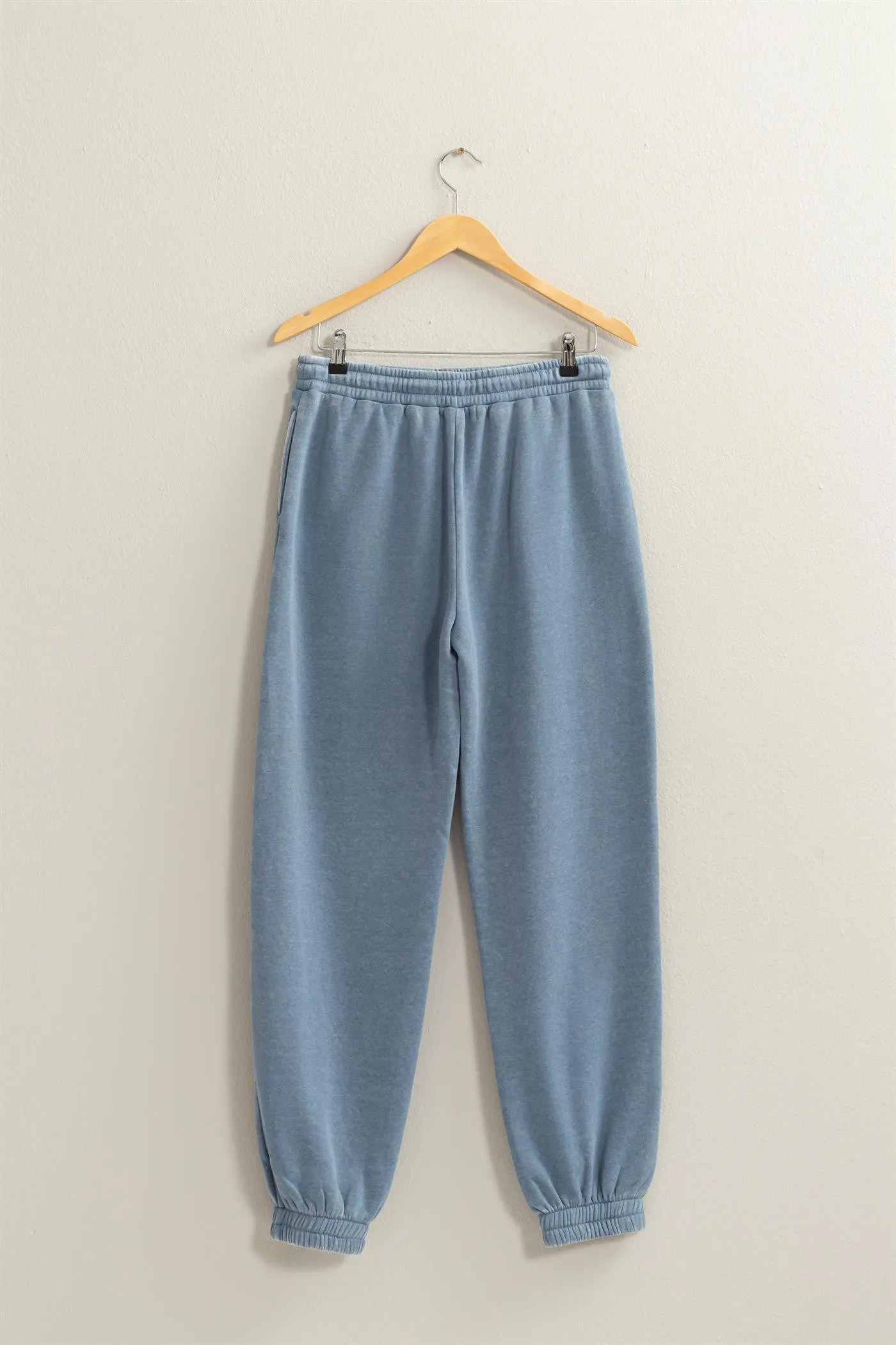 'Comfort Calls' Joggers - Gray Blue