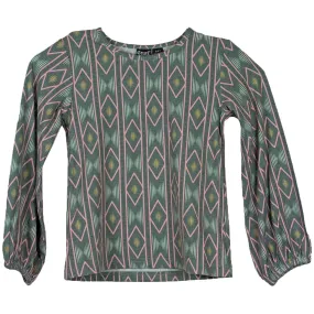 Cruel Denim Girls' Southwestern Print Blouse