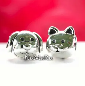 Curious Cat And Devoted Dog Gift Set Charm