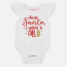 Dear Santa I want It All - Vinyl - Custom