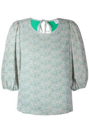 Dwelling Ditsy Green Floral Top