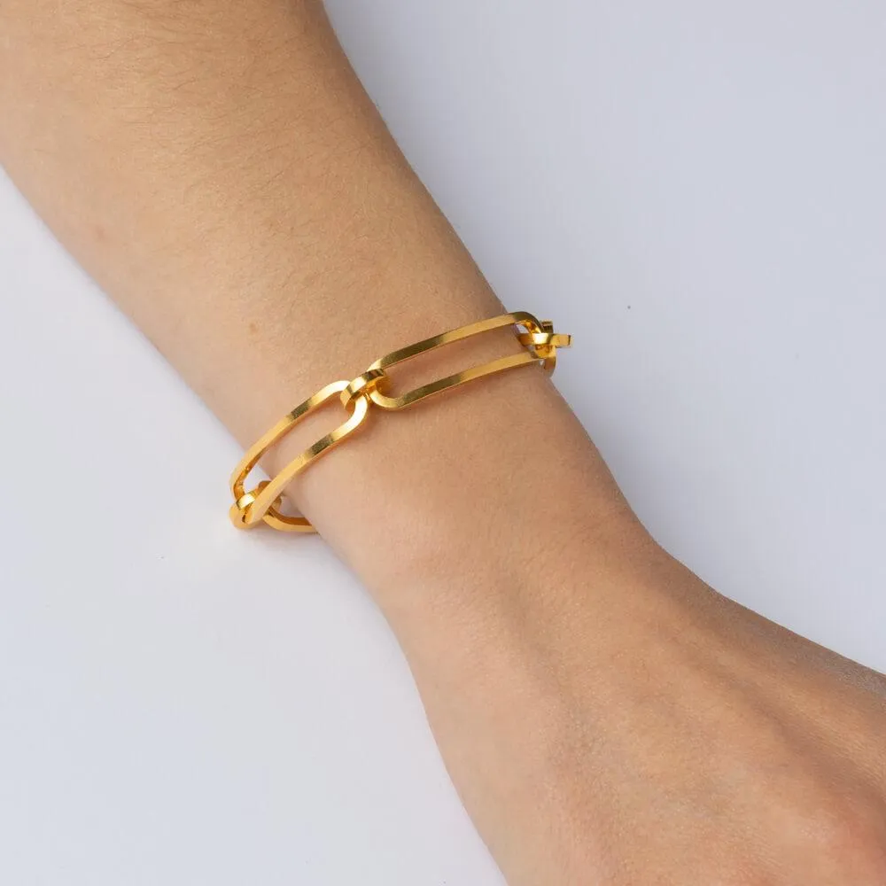 E 464 - Quarter Chain Bracelet