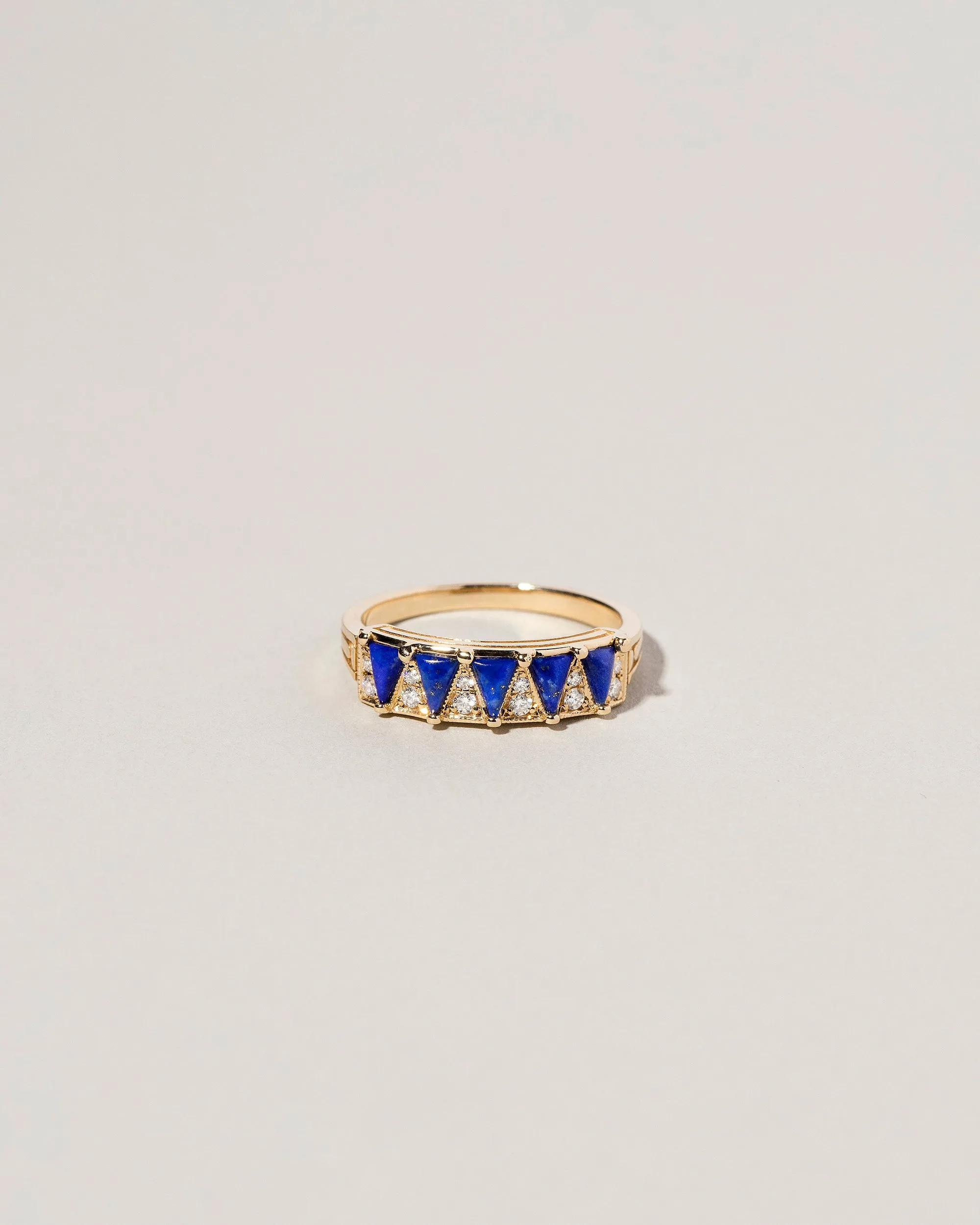 Five Triangle Ring - Lapis