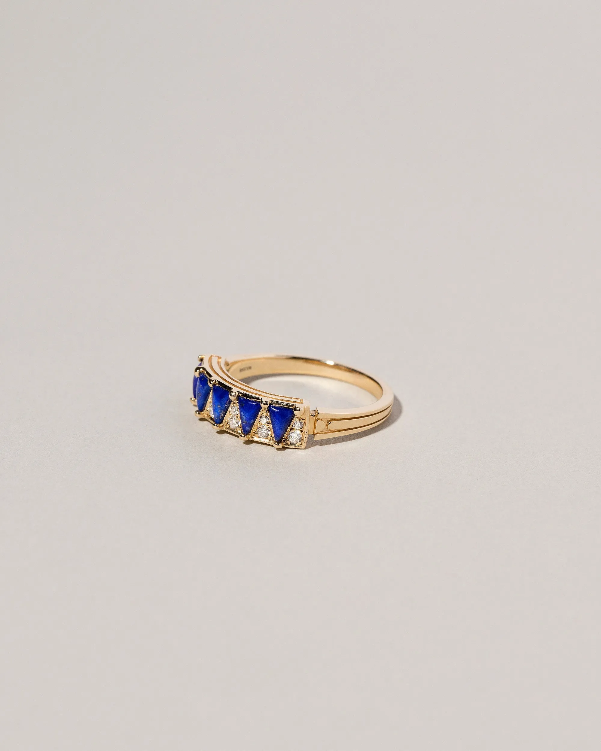 Five Triangle Ring - Lapis