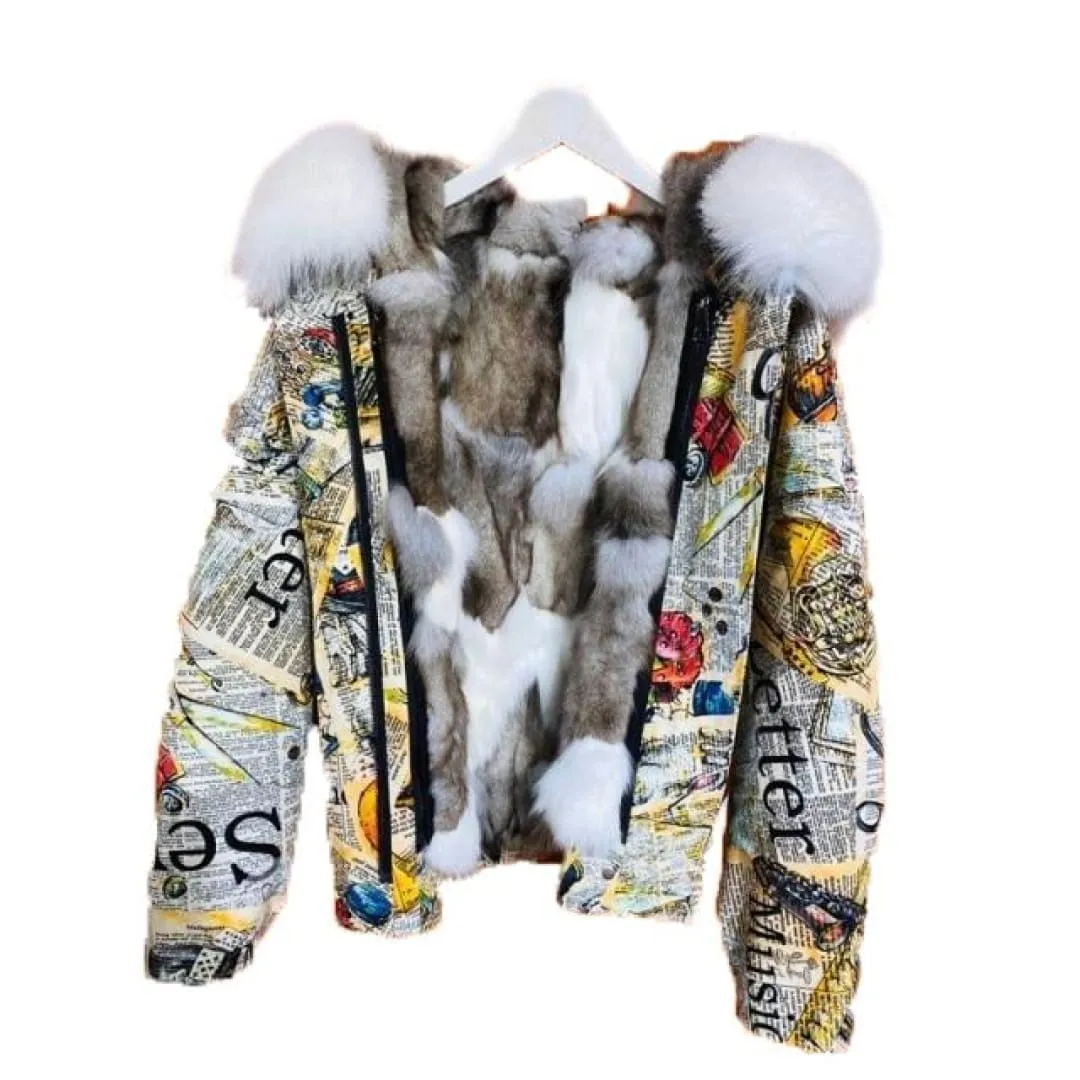 FOXY LADY Fur Hooded Parka