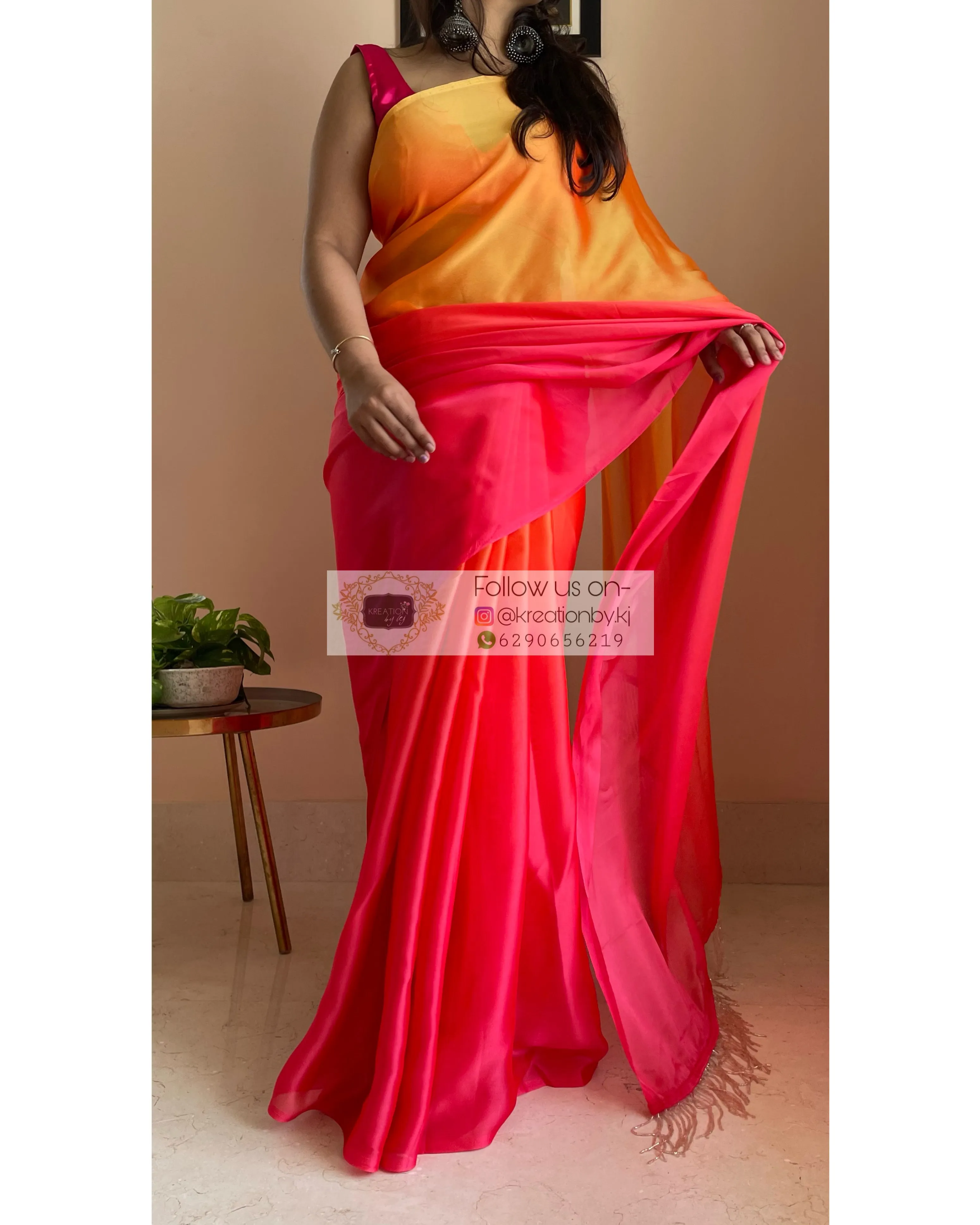 Gulab Khas Ombré Saree