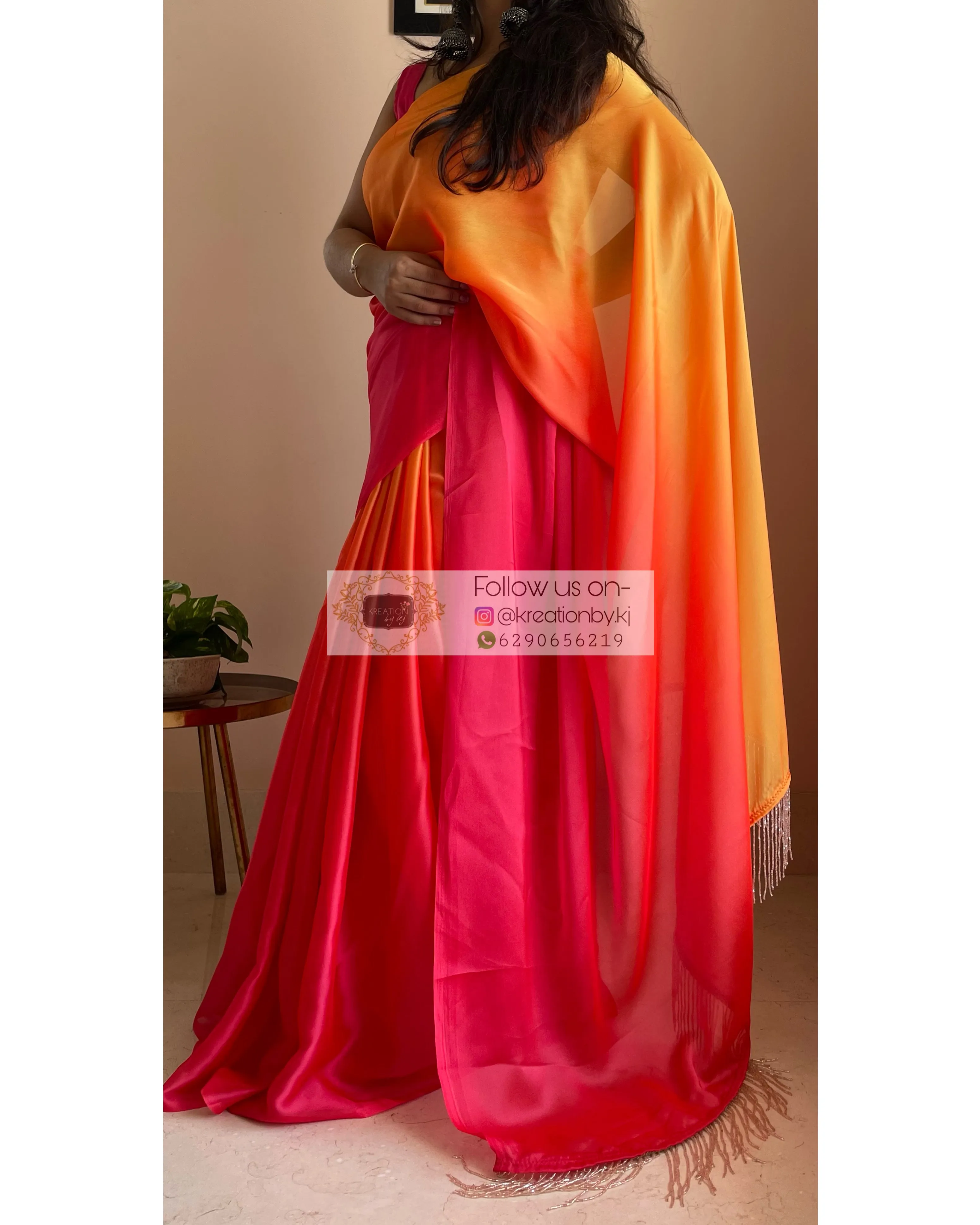 Gulab Khas Ombré Saree