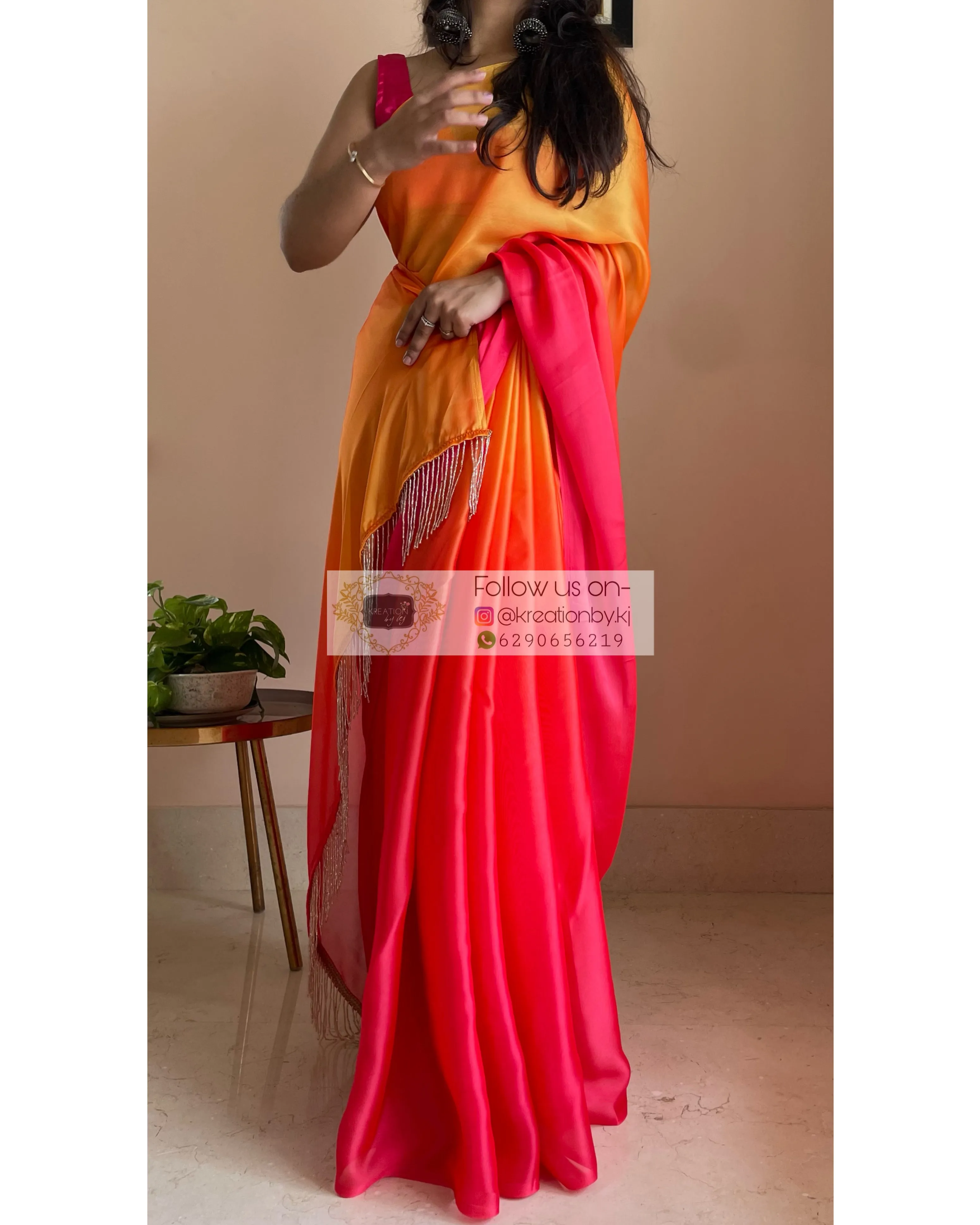 Gulab Khas Ombré Saree