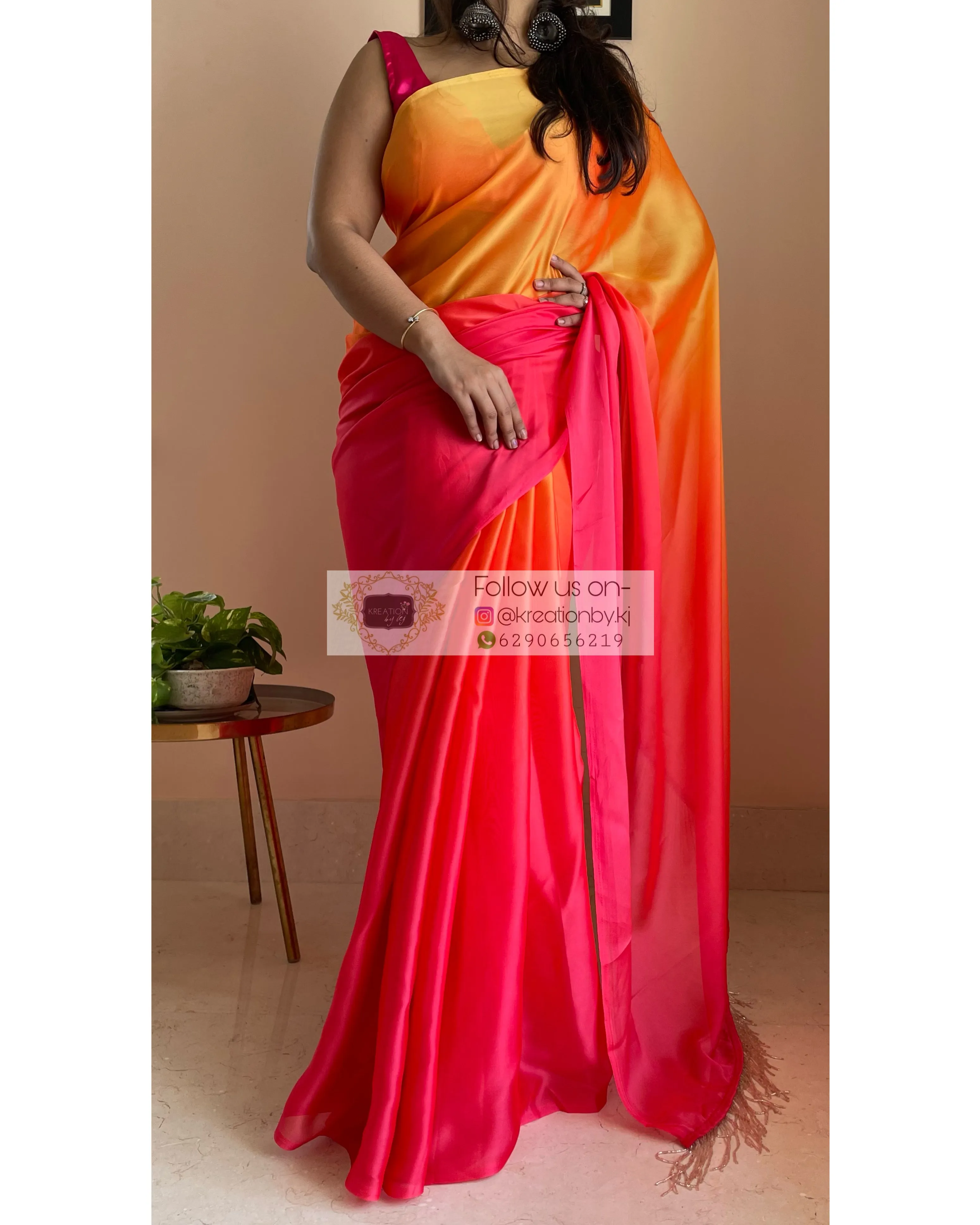 Gulab Khas Ombré Saree