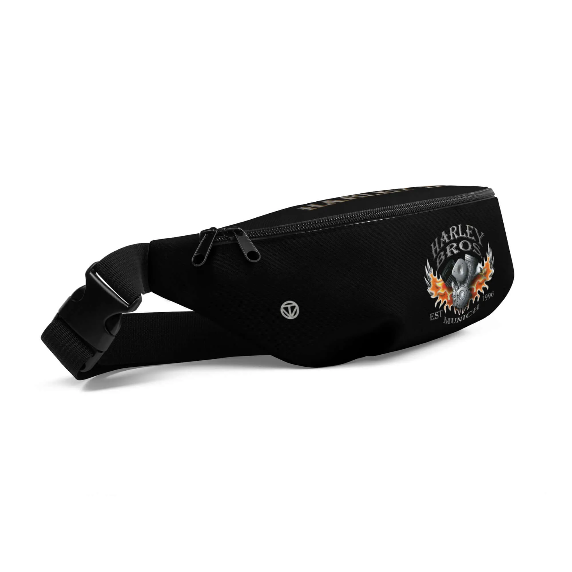 HARLEY BROS Gürteltasche (Schwarz)