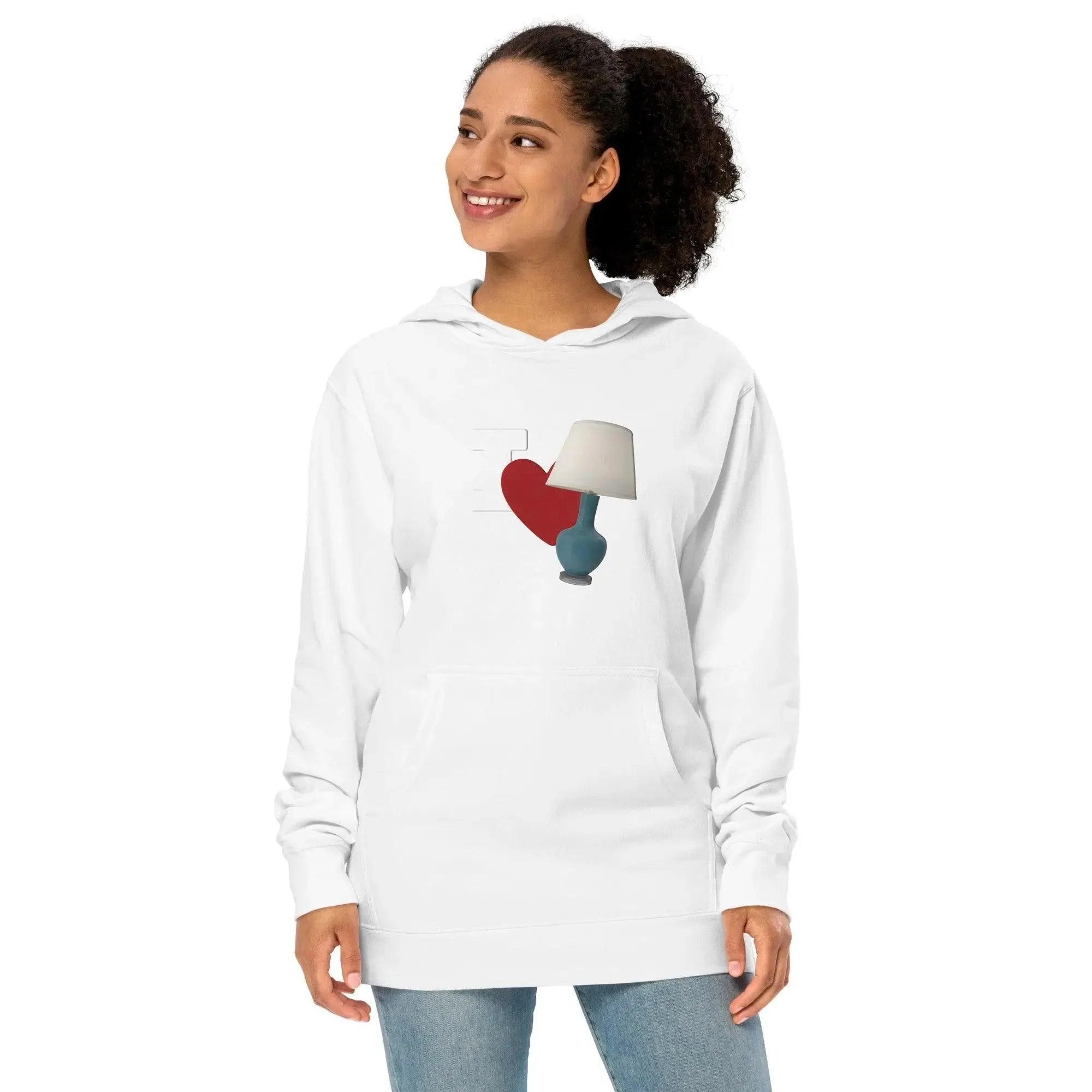 I Love Lamp Unisex Hoodie