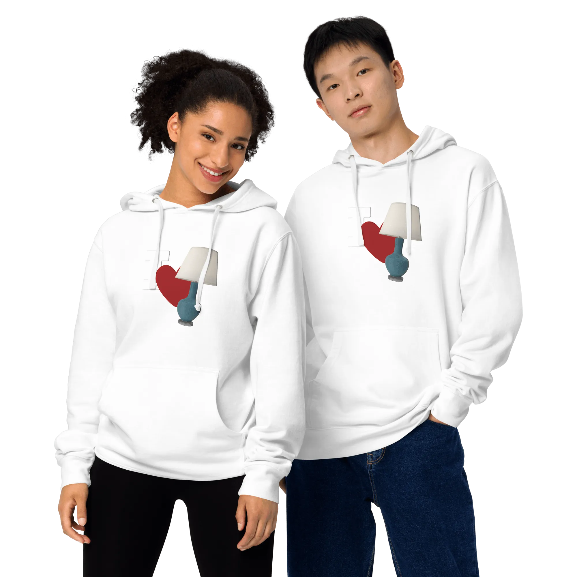 I Love Lamp Unisex Hoodie