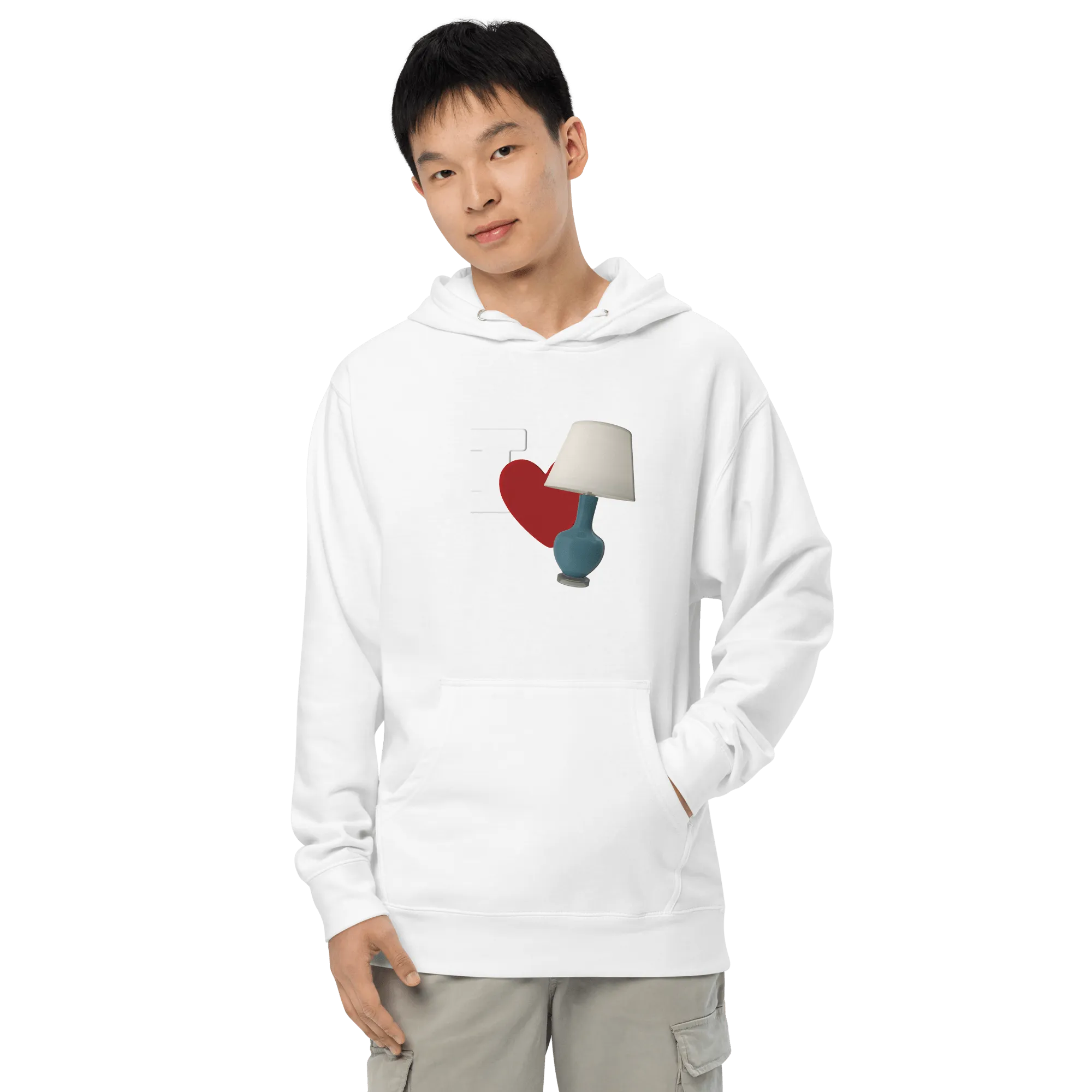 I Love Lamp Unisex Hoodie