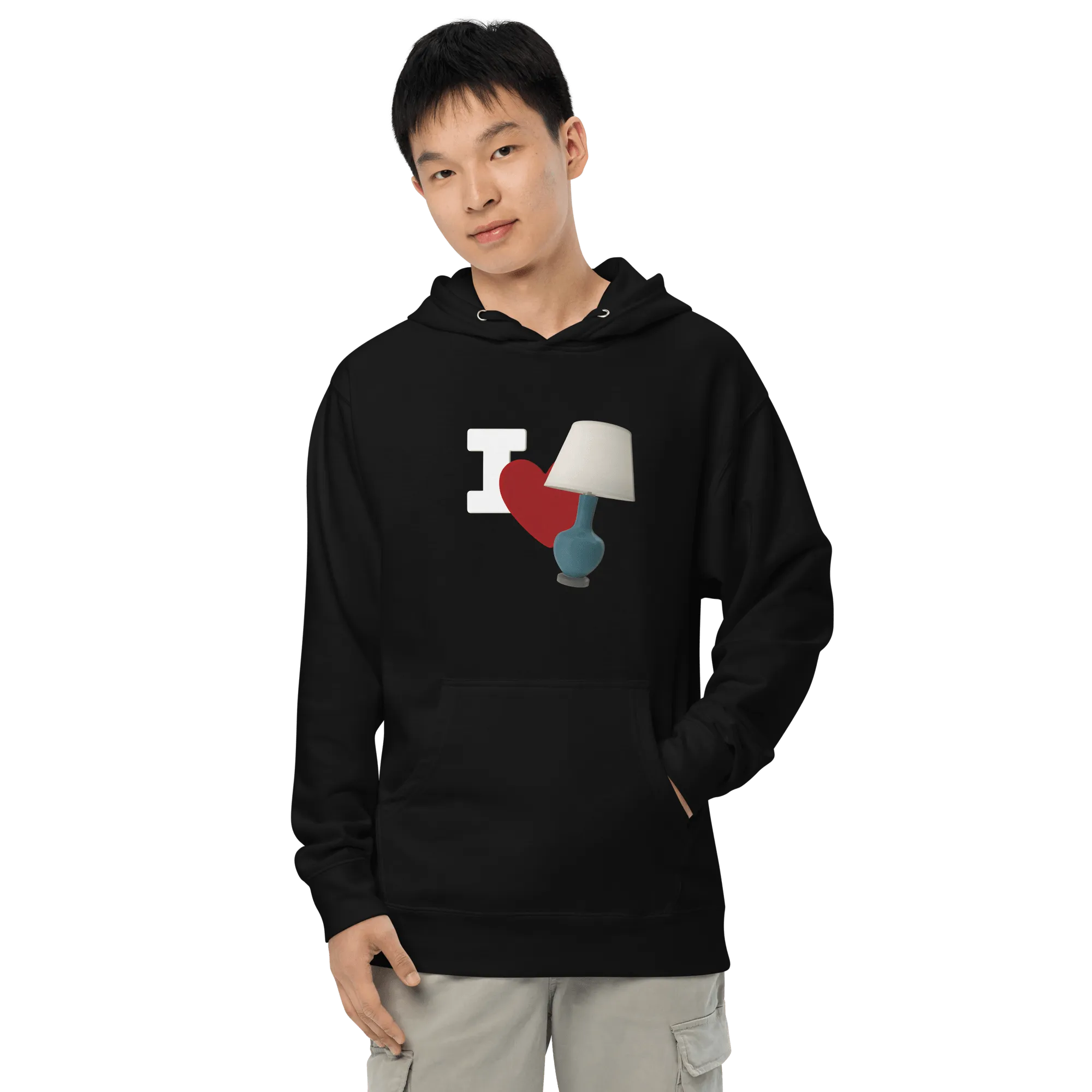 I Love Lamp Unisex Hoodie