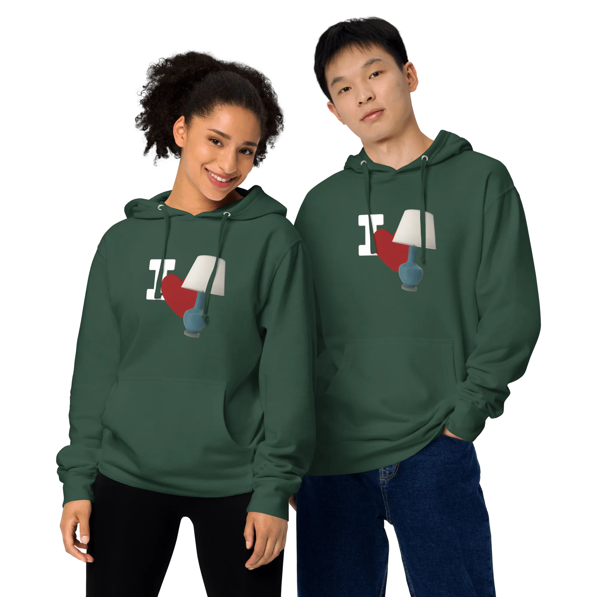 I Love Lamp Unisex Hoodie