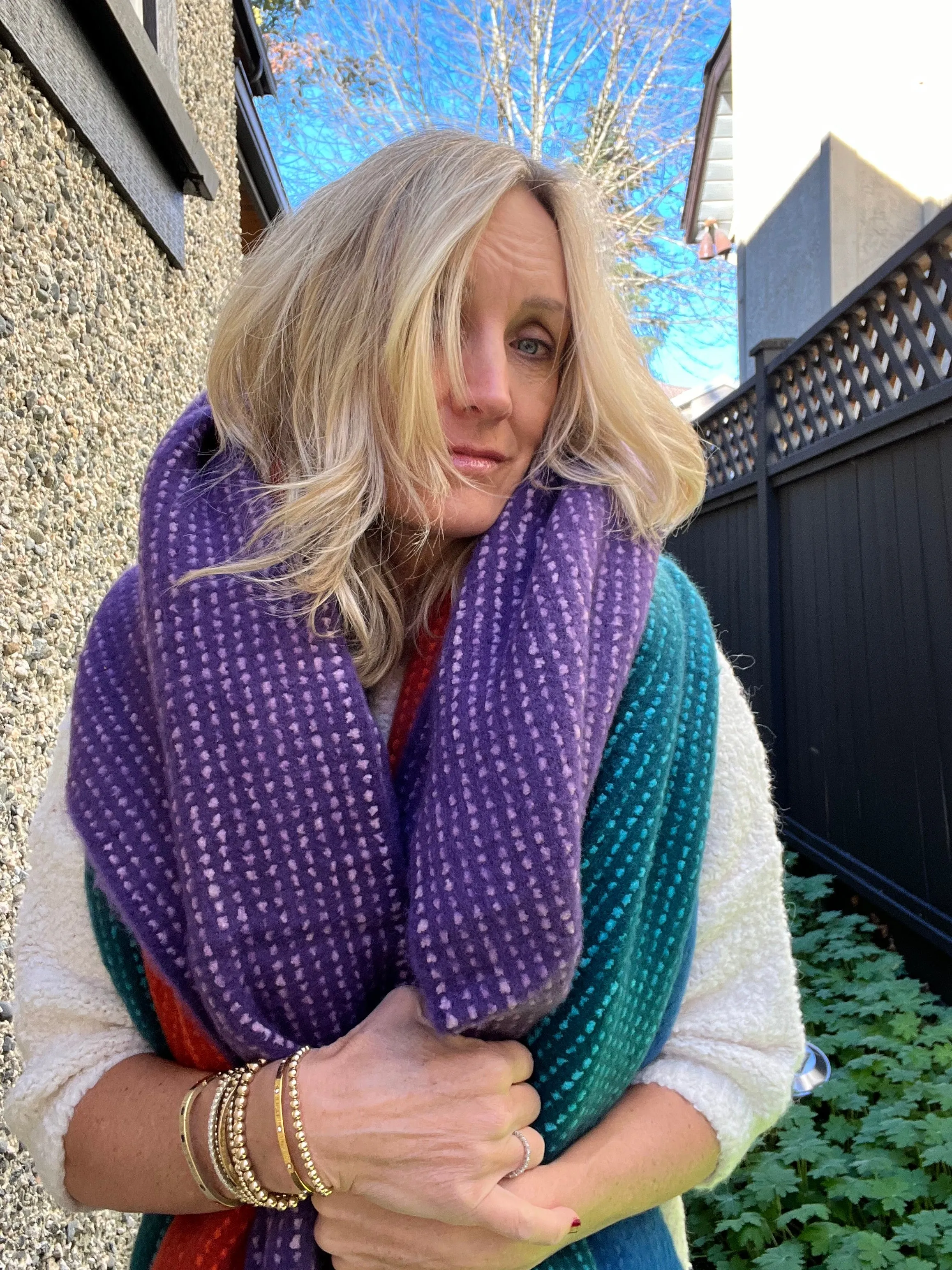 Italian Cozy Vibrant Scarves | Eloisa