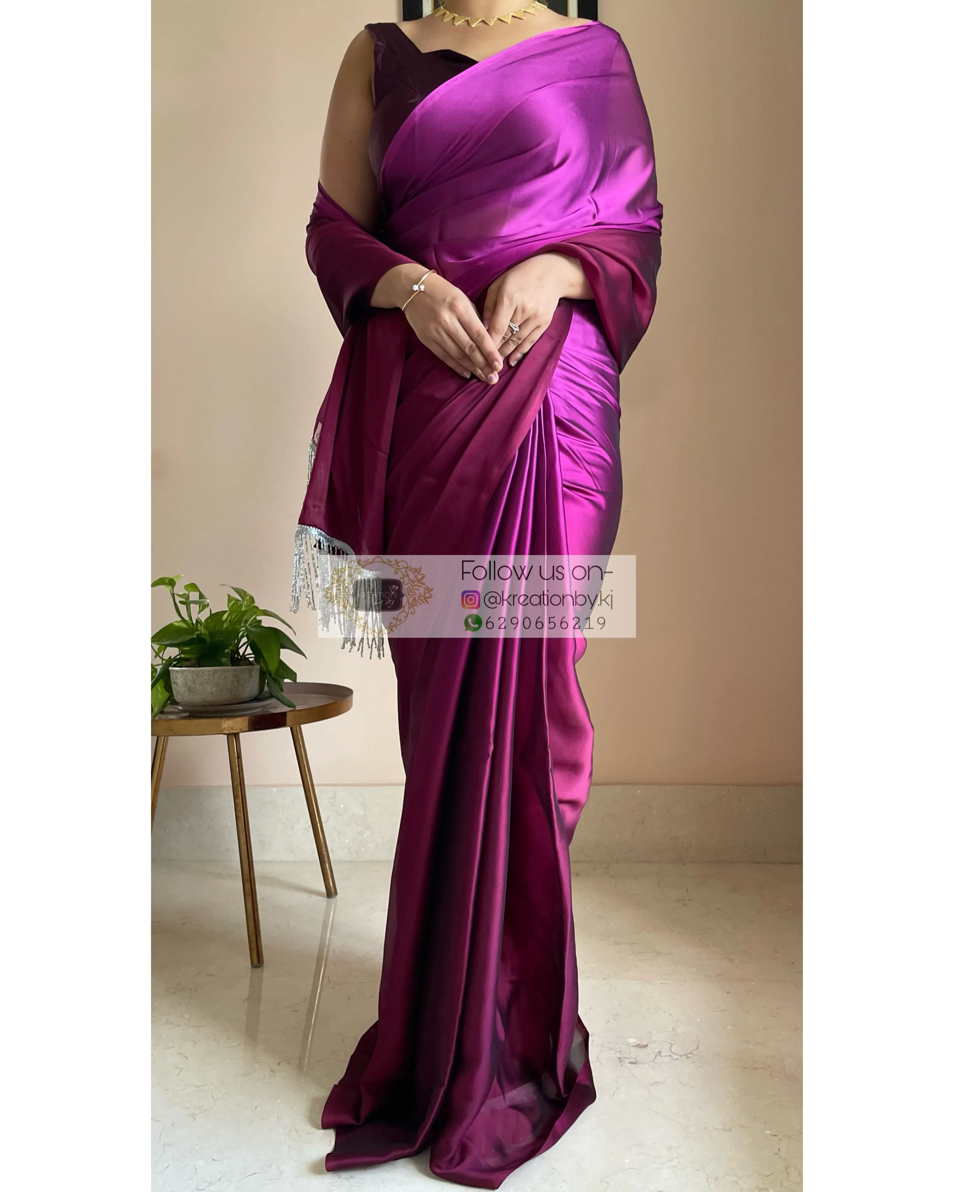 Jamuni Ombré Georgette Saree