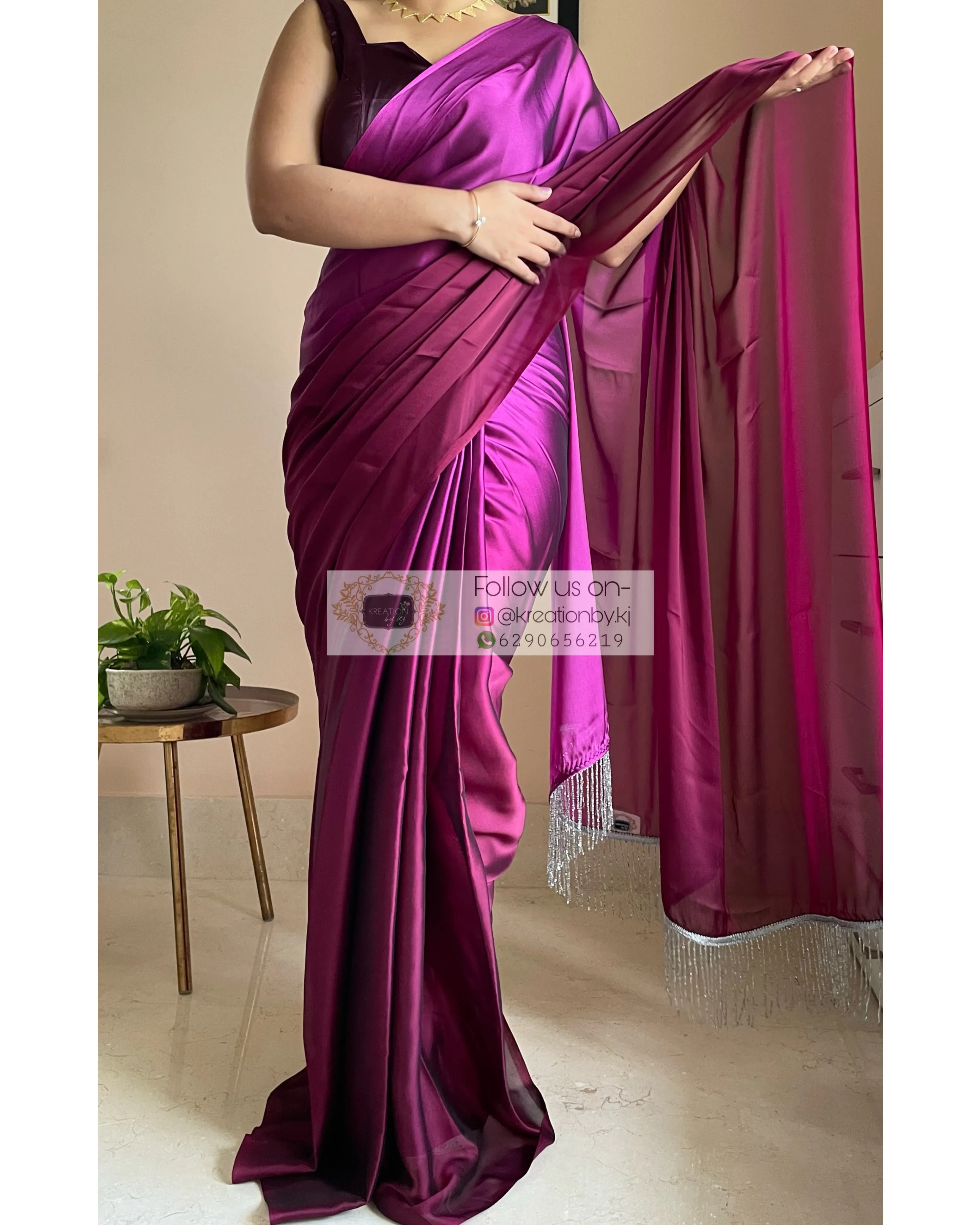 Jamuni Ombré Georgette Saree