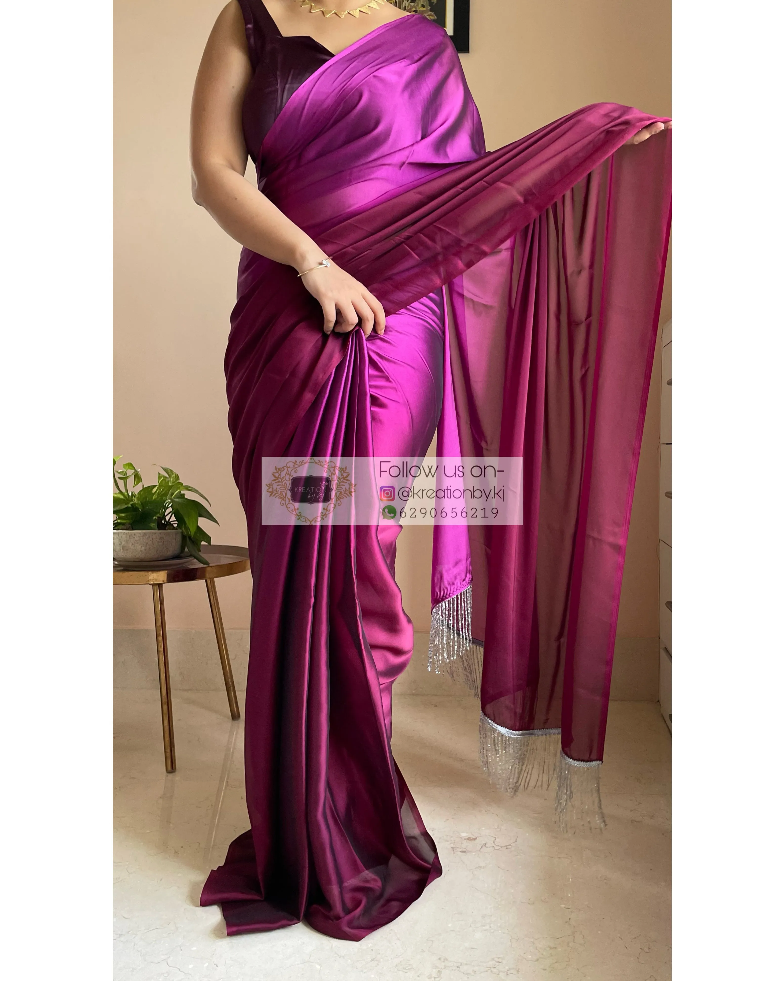 Jamuni Ombré Georgette Saree