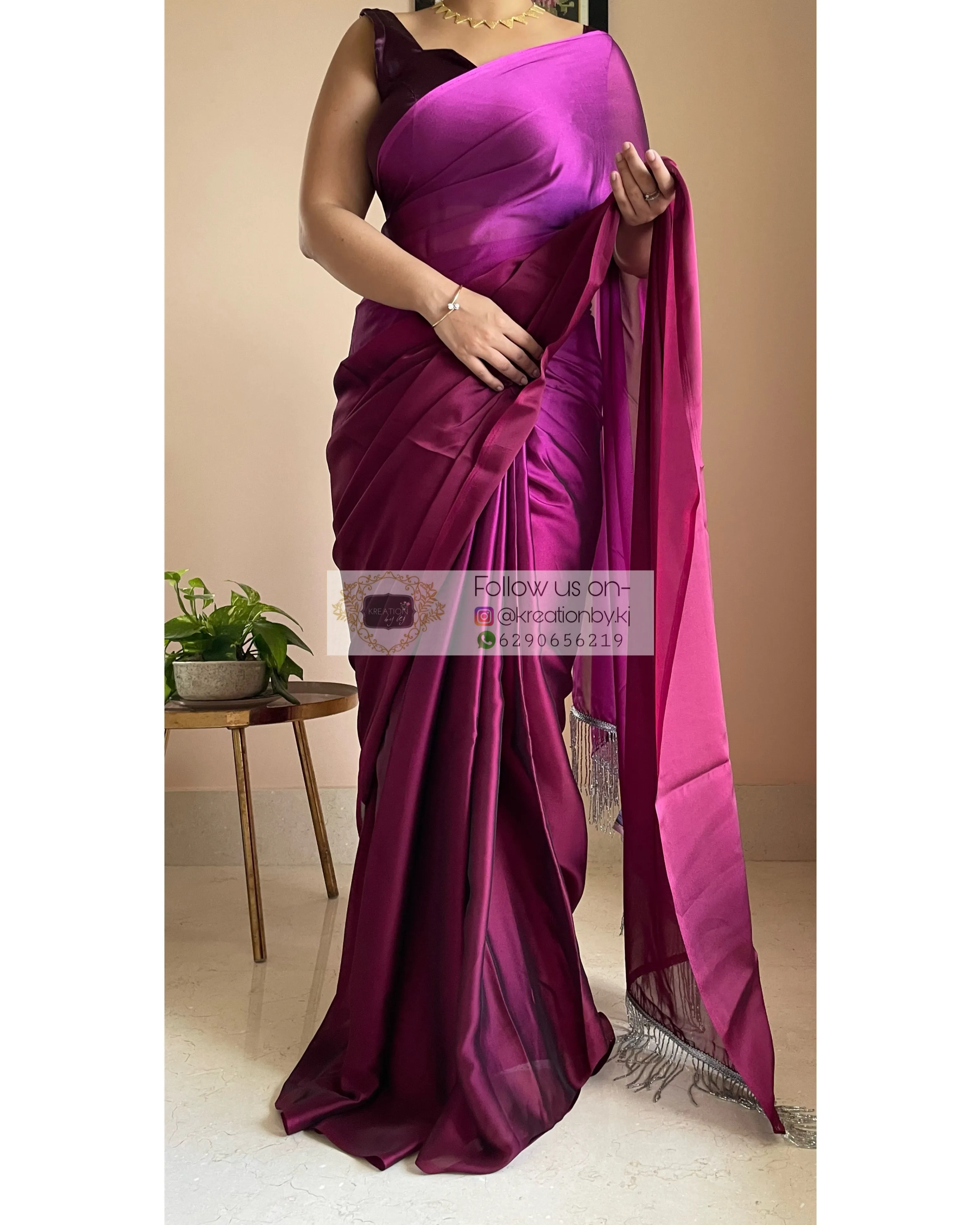 Jamuni Ombré Georgette Saree