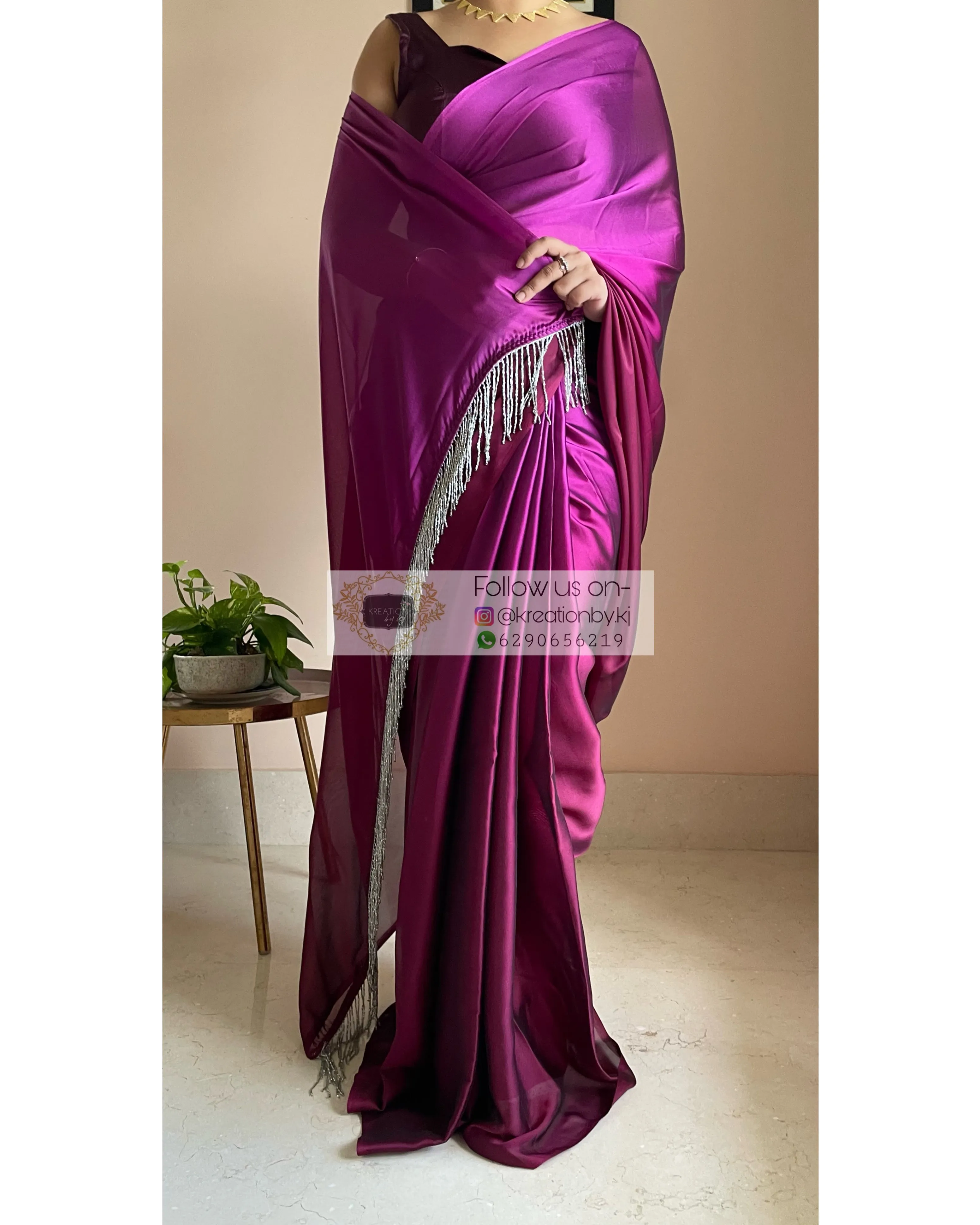 Jamuni Ombré Georgette Saree