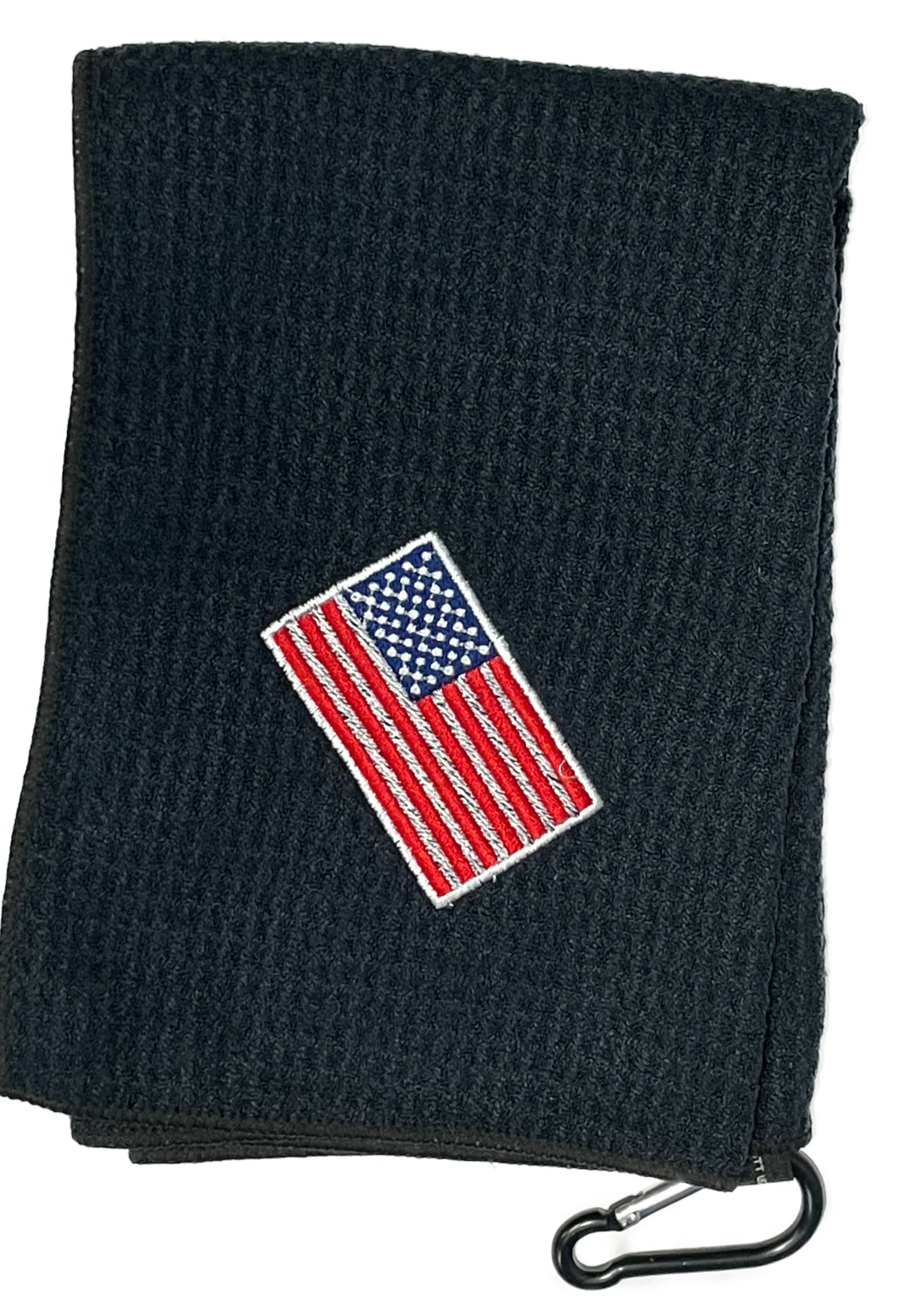 Joseph Elliott USA Embroidered Flag 18 x 18 Micro Fiber Towels