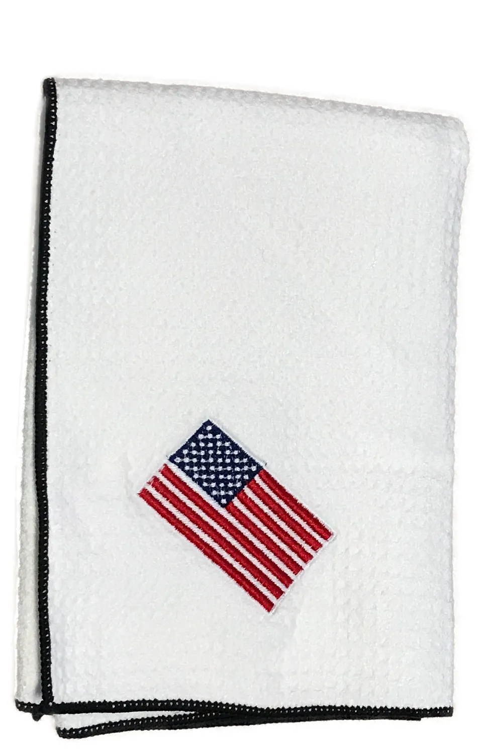 Joseph Elliott USA Embroidered Flag 18 x 18 Micro Fiber Towels