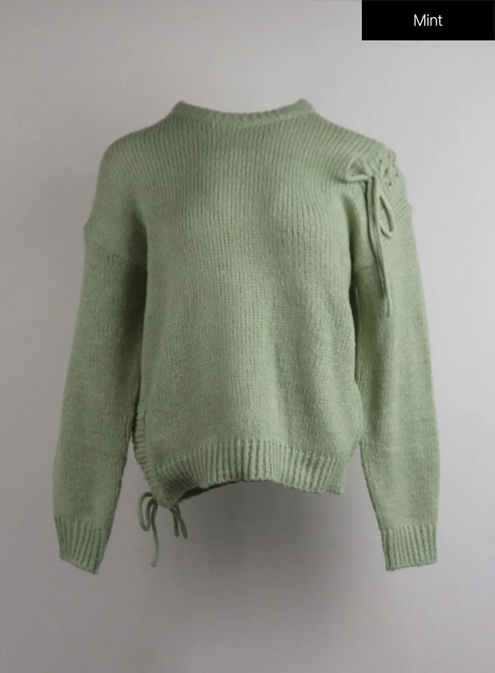 Knit Round Neck Long Sleeve Sweater OJ417