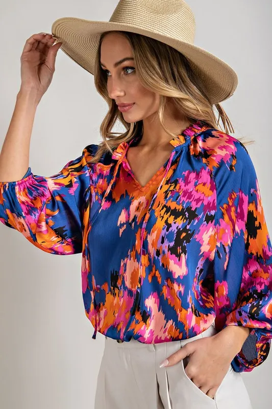 KOHEN FLORAL BLOUSE [ONLINE EXCLUSIVE]